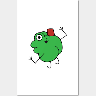 Frog in a Fez Posters and Art